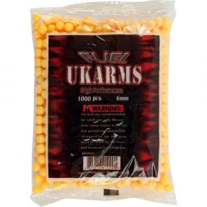 UKARMS Airsoft BB 1 UKARMS 1000 6mm Airsoft 0.12-Gram BBS by Whetstonet, Orange BBS, 6mm