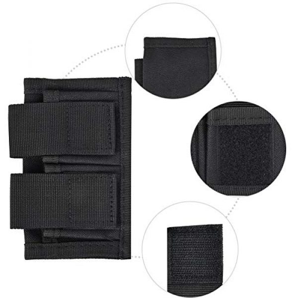 Alomejor Tactical Pouch 4 Alomejor Bullet Bag Magazine Pouch for Shotguns Nylon High Speed Shotshell Carrier Holder for Outdoor Hunting Training