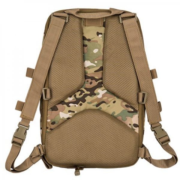 Lancer Tactical Airsoft Tactical Vest 6 Lancer Tactical 1000D Nylon QD Chest Rig and Backpack Combo (CAMO)