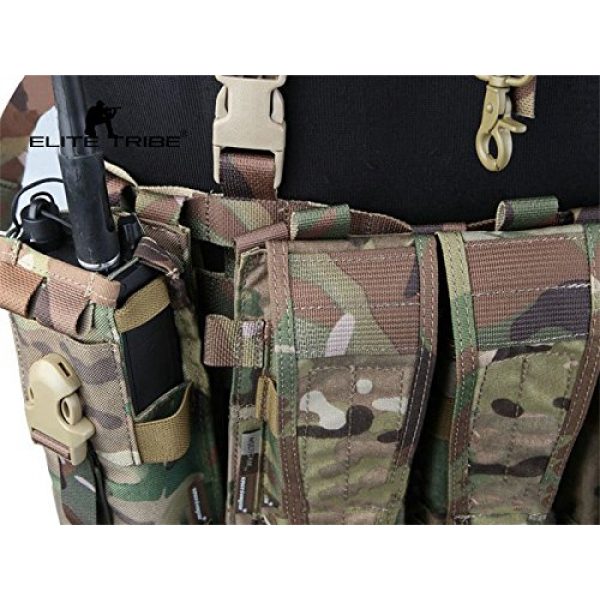 Paintball Equipment Airsoft Tactical Vest 2 Paintball Equipment Emerson Molle System Low Profile Chest Rig Multicam MC