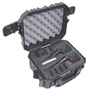 Case Club Pistol Case 1 Case Club 2 Pistol 8 Magazine Pre-Cut Waterproof Case with Silica Gel to Help Prevent Gun Rust