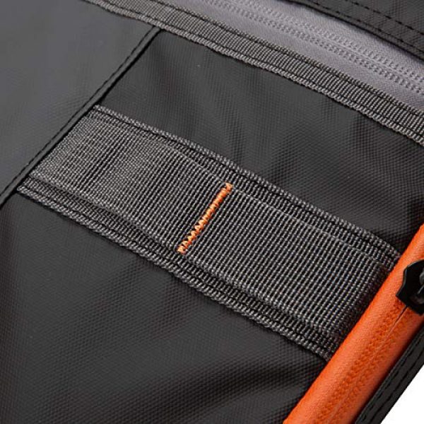 Allen Company Pistol Case 7 Reservoir Attache Pistol Case by Allen, 14 inch, with WaterShield Technology, Waterproof Fabric and Zippers, Holds 2 Oversized Pistols with Optics and Magazines, 2 Zippered Pockets, Gray