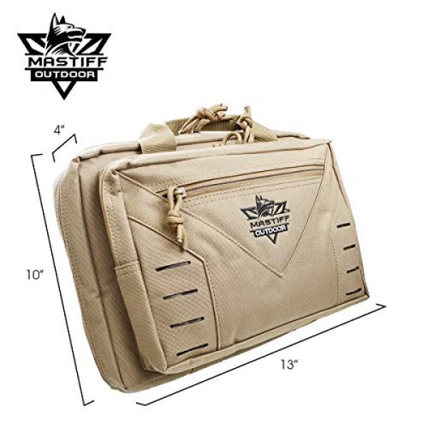 Mastiff Outdoor Pistol Case 2 Mastiff Outdoor Tactical Pistol Case Handgun Bag Hunting Shooting Range Magazine Pouch