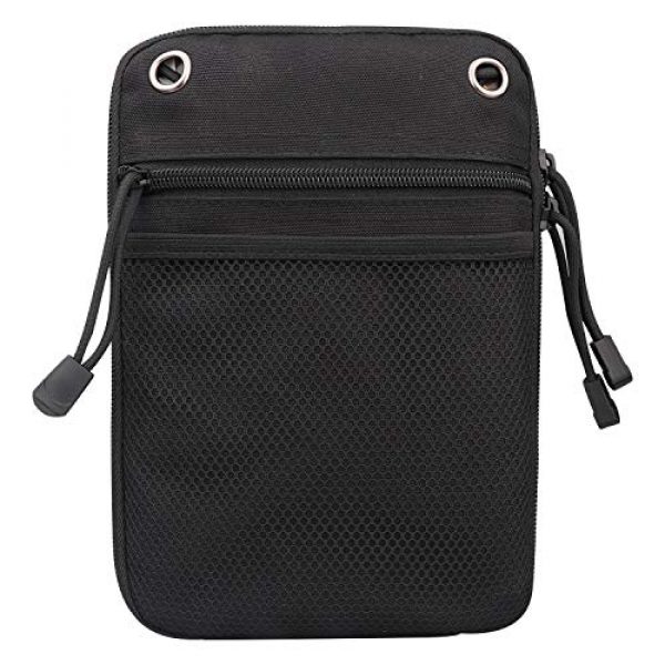 Kosibate Pistol Case 1 Kosibate Concealed Gun Pouch, Multipurpose Carry Pistol Holster Pack Waist Bag for Handgun with Belt Loops -Black