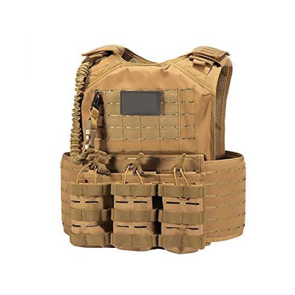 WEQ Airsoft Tactical Vest 1 WEQ CS Tactical Vest Modular Vest Outdoor Sports Camouflage Vest Combat Training Vest