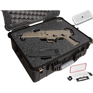 Case Club Pistol Case 1 Case Club CZ Scorpion EVO 3 S1 Pistol & S2 Pre-Cut Waterproof Pistol Case with Silica Gel to Help Prevent Gun Rust (Gen 2)