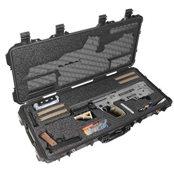 Case Club Rifle Case 1 Case Club IWI Tavor Pre-Cut Waterproof Rifle Case with Accessory Box & Silica Gel to Help Prevent Gun Rust (Gen 2)
