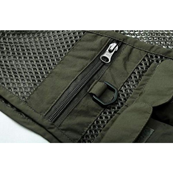 DAFREW Airsoft Tactical Vest 7 DAFREW Men's Vest Spring and Autumn Vest Multi-Pocket Convenient Vest Outdoor Fishing Vest (Color : Black, Size : XL)