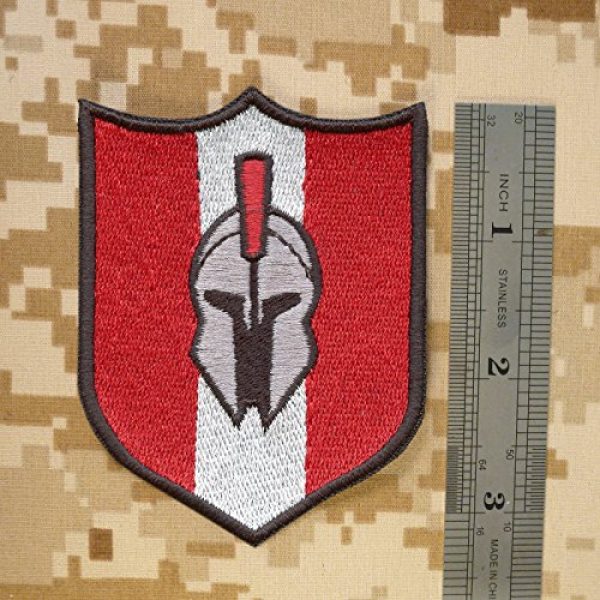 LEGEEON Airsoft Morale Patch 4 LEGEEON Spartan Österreich Flagge Austria Flag Morale Tactical Molon Labe Army Hook&Loop Patch