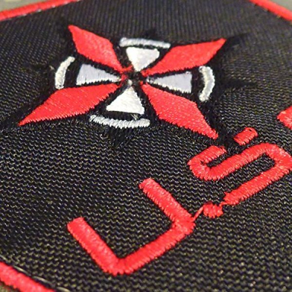 LEGEEON Airsoft Morale Patch 4 LEGEEON Resident Evil USS Logo Umbrella Security Op Raccoon City Embroidered Sew Iron on Patch