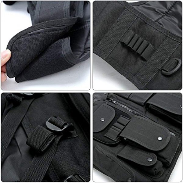 TongBF Airsoft Tactical Vest 6 TongBF Tactical Outdoor Military CS Field Vest Ultra-Light Breathable Combat Training Adjustable Vest