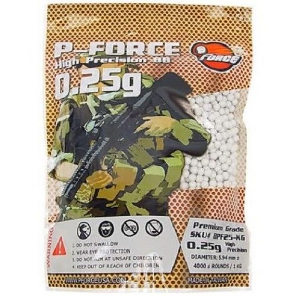P-Force Airsoft BB 3 PForce Airsoft Gas Gun Starter Kit - Propane Adaptor, Silicone Oil, 4,000 Premium BB's