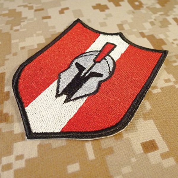 LEGEEON Airsoft Morale Patch 3 LEGEEON Spartan Österreich Flagge Austria Flag Morale Tactical Molon Labe Army Hook&Loop Patch