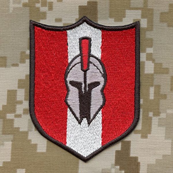 LEGEEON Airsoft Morale Patch 2 LEGEEON Spartan Österreich Flagge Austria Flag Morale Tactical Molon Labe Army Hook&Loop Patch