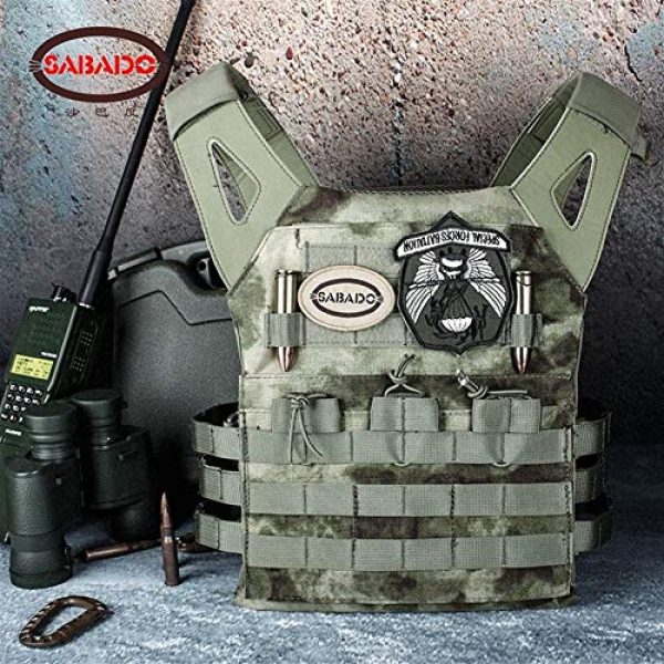 Shefure Airsoft Tactical Vest 5 Shefure Cardura Rip-Stop Military Tactical Combat Vests,Outdoor Hunting Waistcoats Anti-stab Thickening Paintball Vest