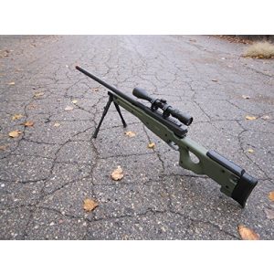 Well Airsoft Rifle 1 wellfire mk96 bolt action awp sniper rifle w/ scope and bipod - od(Airsoft Gun)