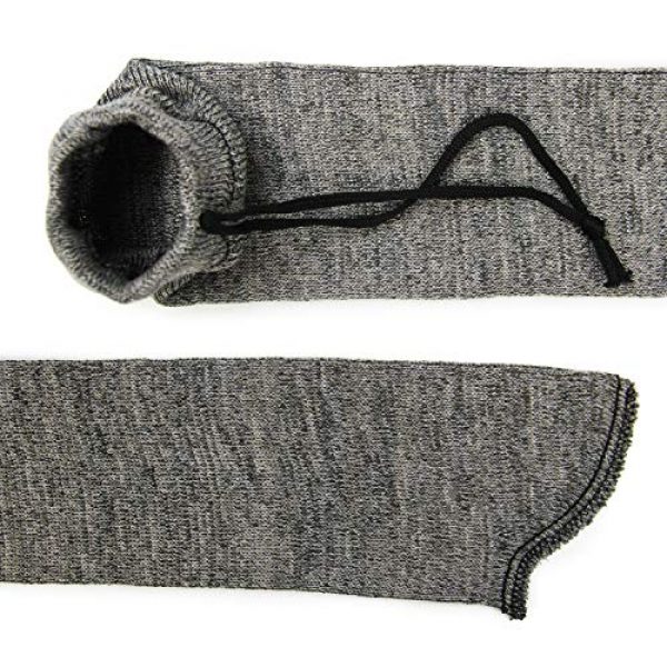 GUGULUZA Rifle Case 4 GUGULUZA Tactical Rifle Shotgun Sock 6 Pack Silicone-Treated Gun Socks