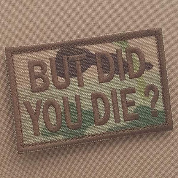 LEGEEON Airsoft Morale Patch 1 LEGEEON Multicam But Did You Die 2x3.25 OCP Morale Tactical Military Touch Fastener Patch