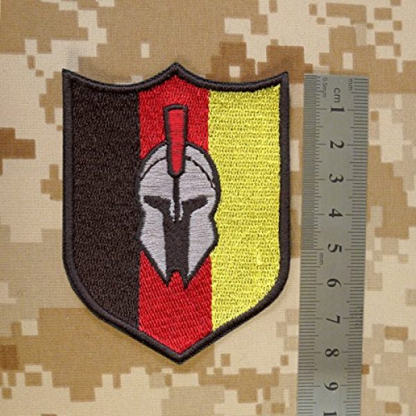 LEGEEON Airsoft Morale Patch 3 LEGEEON Spartan Germany Flag Deutschland Flagge Morale Tactical Molon Labe Army Touch Fastener Patch