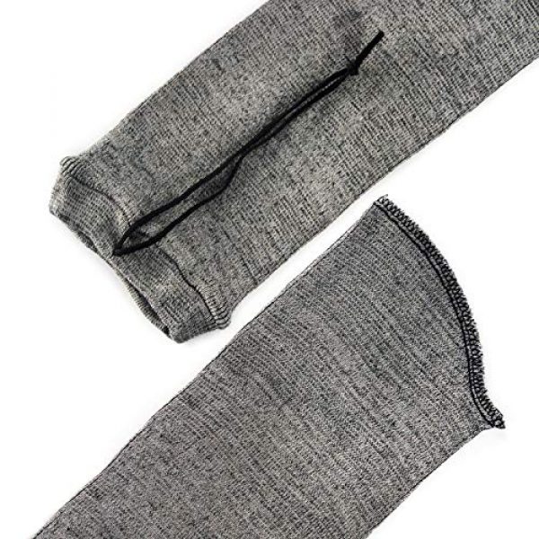 GUGULUZA Rifle Case 5 GUGULUZA Silicone Treated Knit Gun Sock Extra Wide 52/47 x 6 inches,Fits Rifle with Scopes