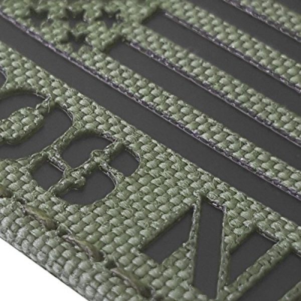Tactical Freaky Airsoft Morale Patch 6 OD Green Olive Drab Infrared USA Flag OPOS O+ Blood Type NKA NKDA IR Tactical Morale Touch Fastener Patch
