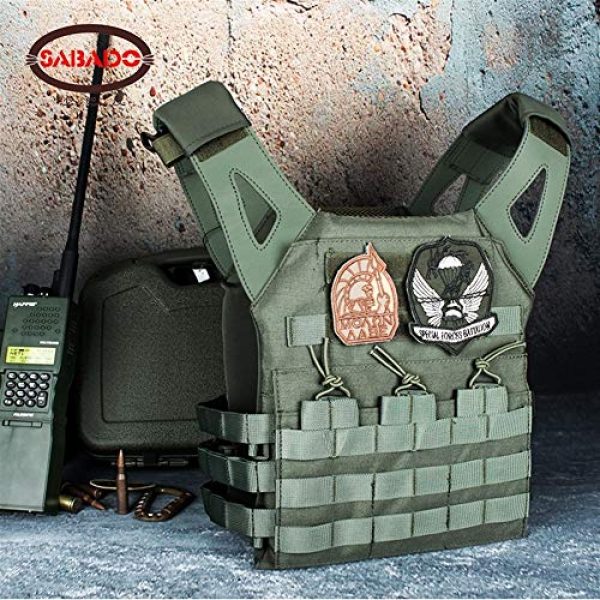 Shefure Airsoft Tactical Vest 4 Shefure Cardura Rip-Stop Military Tactical Combat Vests,Outdoor Hunting Waistcoats Anti-stab Thickening Paintball Vest