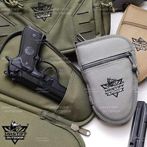 Mastiff Outdoor Pistol Case 4 Mastiff Outdoor Pistol Handgun Padded Case Hunting Shooting Range Sports Transport