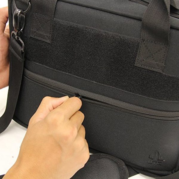 UTG Pistol Case 7 UTG Competition Shooter's Double Pistol Case, Black
