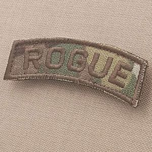 LEGEEON Airsoft Morale Patch 1 LEGEEON Multicam Rogue Shoulder Tab Army ISAF Morale Tactical Touch Fastener Patch