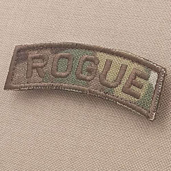 LEGEEON Airsoft Morale Patch 1 LEGEEON Multicam Rogue Shoulder Tab Army ISAF Morale Tactical Touch Fastener Patch