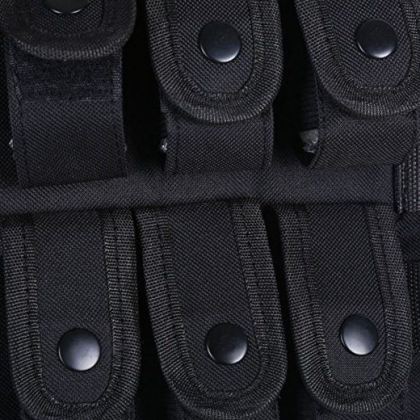 Yosoo Airsoft Tactical Vest 7 Yosoo Kids Tactical Vest, 600D Nylon Children Tactical Molle Vest Protective Jacket Vest Outdoor Military Army Combat Trainning Games Vest for Hunting Shooting Play