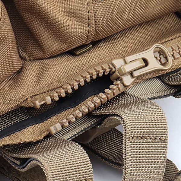 DETECH Airsoft Tactical Vest 3 DETECH Tactical JPC MOLLE Vest with Backpack Expand Bag for Airsoft Paintball Hunting