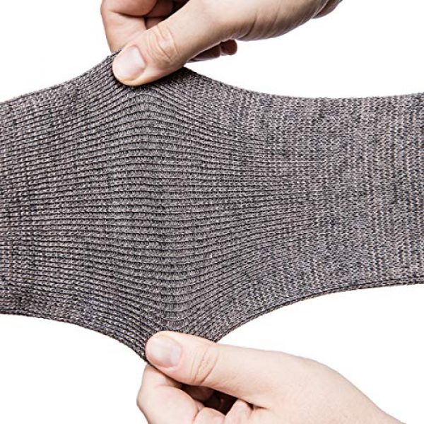 TLO Outdoors Rifle Case 6 TLO Outdoors Knit Gun Sock - for Rifle, Shotgun, and Gun Storage and Protection Accessories - Silicon Treated, Moisture Resistant, 52 Inches Long with Drawstring [Gray]