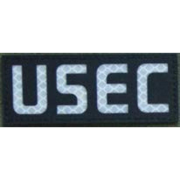 Tactical Embroidery Patch Airsoft Morale Patch 1 IR USEC Escape from Tarkov Infrared Reflective Tactical Embroidery Patch Hook & Loop Morale Patch Military Patch for Clothing Accessory Backpack Armband (color5)