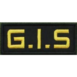 Tactical Embroidery Patch Airsoft Morale Patch 1 G.I.S. - Group Intervention Special Embroidery Patch Military Tactical Morale Patch Badges Emblem Applique Hook Patches for Clothes Backpack Accessories