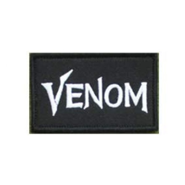 Tactical Embroidery Patch Airsoft Morale Patch 1 Venom Monster Marvel Movies Hero Tactical Embroidery Patch Hook & Loop Morale Patch Military Patch for Clothing Accessory Backpack Armband
