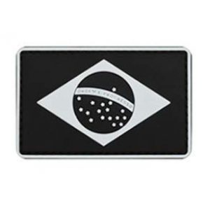 Tactical PVC Patch Airsoft Morale Patch 1 Brazil Flag PVC Military Tactical Morale Patch Badges Emblem Applique Hook Patches for Clothes Backpack Accessories