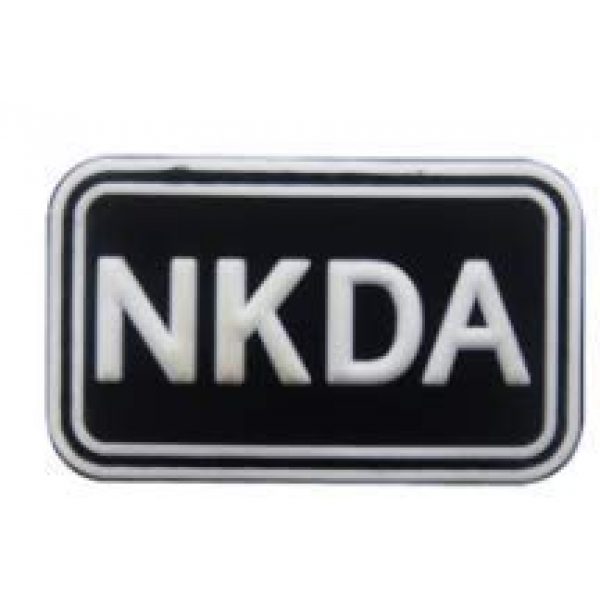 Tactical PVC Patch Airsoft Morale Patch 1 No Known Drug Allergy NKDA Morale Military Patch 3D PVC Rubber Tactical Rubber Hook Patch (color1)