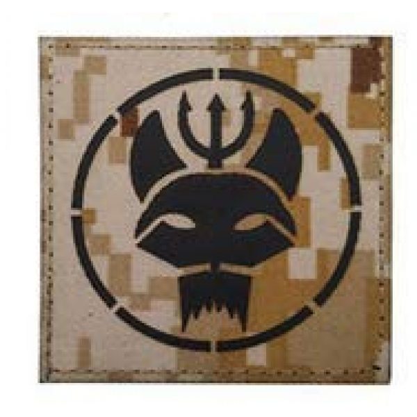 Tactical Embroidery Patch Airsoft Morale Patch 4 Seal Team Laser Cut IR Style Reflective Tactical Embroidery Patch Hook & Loop Morale Patch Military Patch for Clothing Accessory Backpack Armband (4pcs)