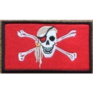 Tactical Embroidery Patch Airsoft Morale Patch 1 Pirate Skull Embroidery Patch Military Tactical Morale Patch Badges Emblem Applique Hook Patches for Clothes Backpack Accessories