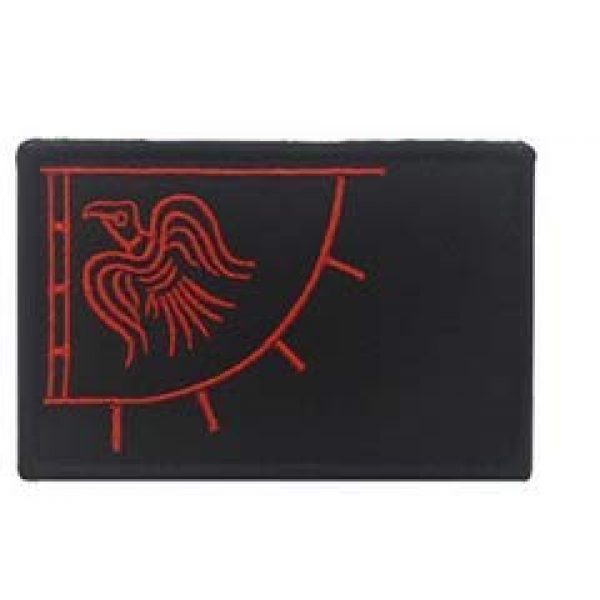 Tactical Embroidery Patch Airsoft Morale Patch 1 Viking Raven Banner Odin Tactical Embroidery Patch Hook & Loop Morale Patch Military Patch for Clothing Accessory Backpack Armband
