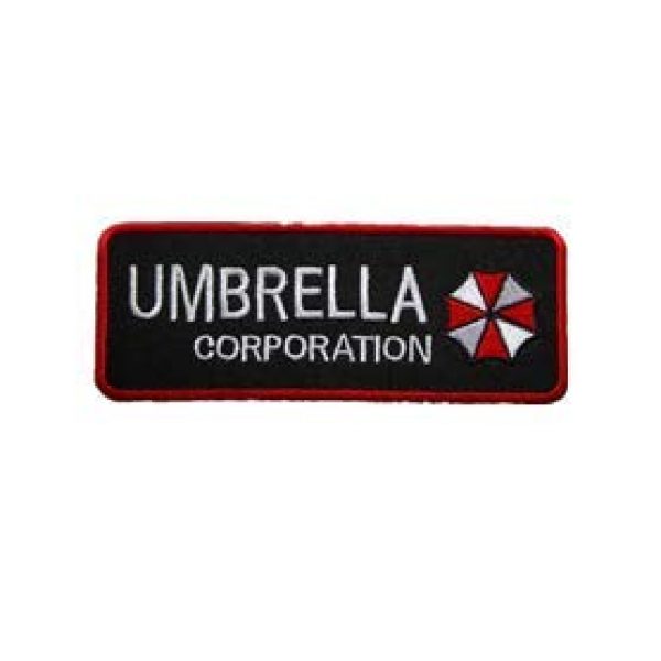 Tactical Embroidery Patch Airsoft Morale Patch 1 Resident Evil Umbrella Corporation Logo Tactical Embroidery Patch Hook & Loop Morale Patch Military Patch for Clothing Accessory Backpack Armband
