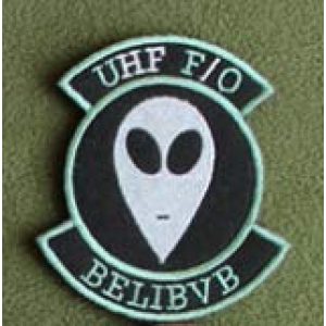 Tactical Embroidery Patch Airsoft Morale Patch 1 UFO Belibvb Embroidery Patch Military Tactical Morale Patch Badges Emblem Applique Hook Patches for Clothes Backpack Accessories