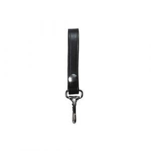 Boston Leather Tactical Pouch 1 Boston Leather 5449-3-N 3/4" Wide Black Key Loop w/Key Snap Nickel Snaps