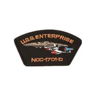 Tactical Embroidery Patch Airsoft Morale Patch 1 S-Tar Trek: The Next Generation NCC-1701-D Logo Tactical Embroidery Patch Hook & Loop Morale Patch Military Patch for Clothing Accessory Backpack Armband