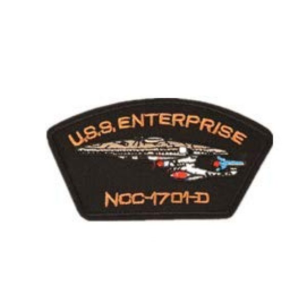 Tactical Embroidery Patch Airsoft Morale Patch 1 S-Tar Trek: The Next Generation NCC-1701-D Logo Tactical Embroidery Patch Hook & Loop Morale Patch Military Patch for Clothing Accessory Backpack Armband