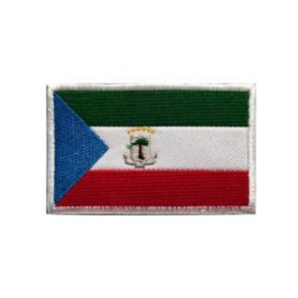 Tactical Embroidery Patch Airsoft Morale Patch 1 Equatorial Guinea Flag Embroidery Patch Military Tactical Morale Patch Badges Emblem Applique Hook Patches for Clothes Backpack Accessories