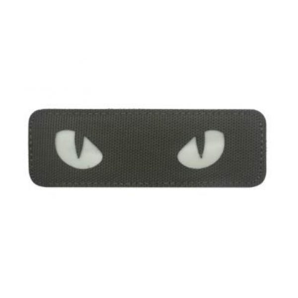 Tactical Embroidery Patch Airsoft Morale Patch 1 IR Cat Eye Infrared Reflective Tactical Embroidery Patch Hook & Loop Morale Patch Military Patch for Clothing Accessory Backpack Armband (color3)