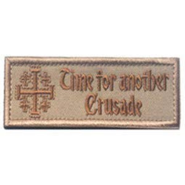 Military Embroidered Patch Airsoft Morale Patch 4 Time for Another Crusade Tactical Morale Military Embroidered Patch
