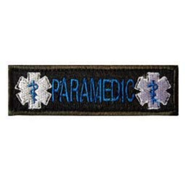 Tactical Embroidery Patch Airsoft Morale Patch 1 EMT Medic Star of Life Paramedic Tactical Embroidery Patch Hook & Loop Morale Patch Military Patch for Clothing Accessory Backpack Armband (color4)